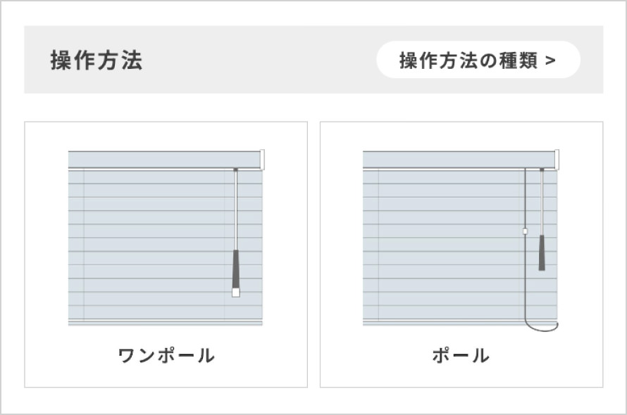 操作方法を選択項目からお選びください
