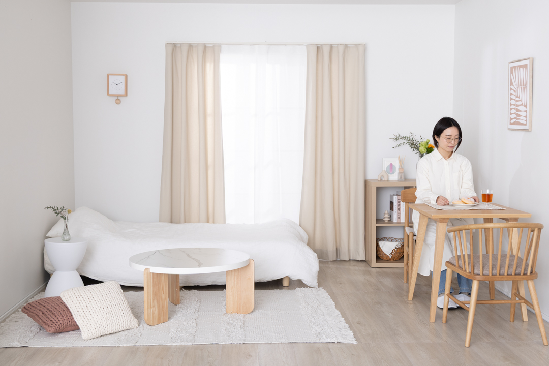 春風がそっと吹き抜ける、くつろぎの空間