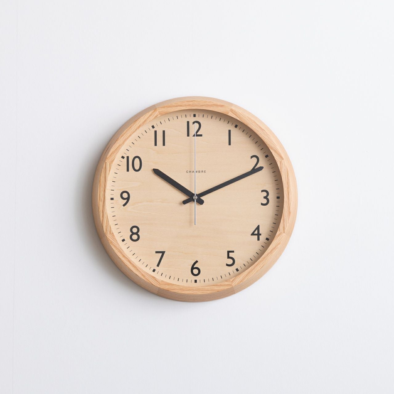 壁掛け時計　｜　DROP CLOCK オーク