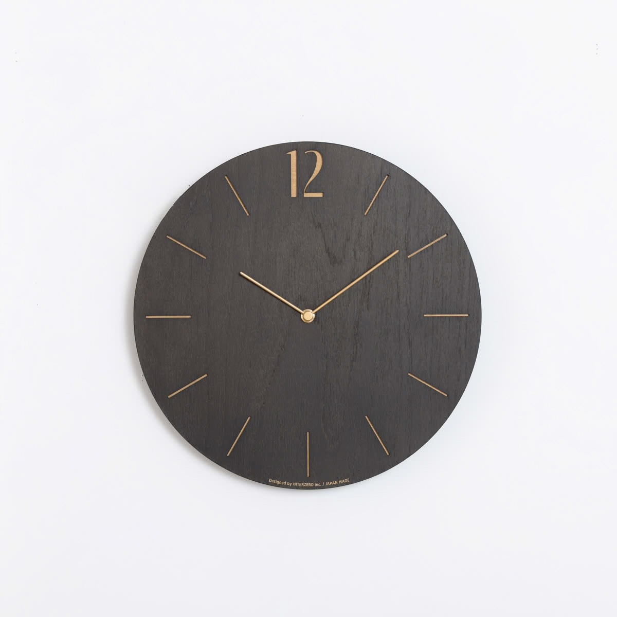 壁掛け時計　｜　PROUD CLOCK BLACK -NENRIN-