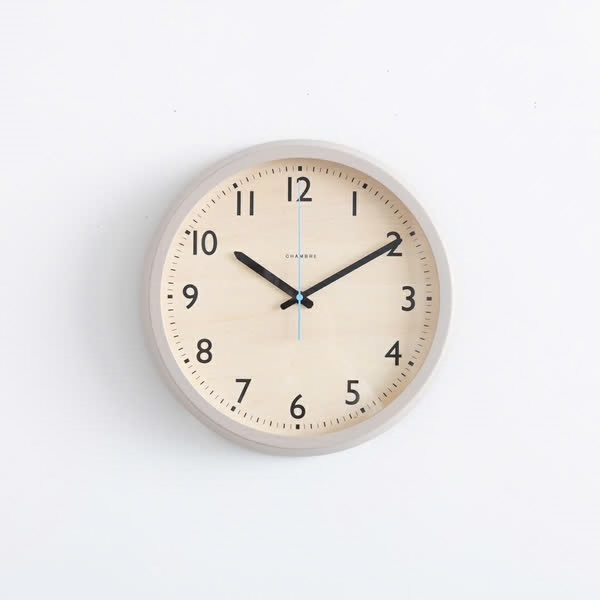 壁掛け時計 | DROP CLOCK ウォームグレイ