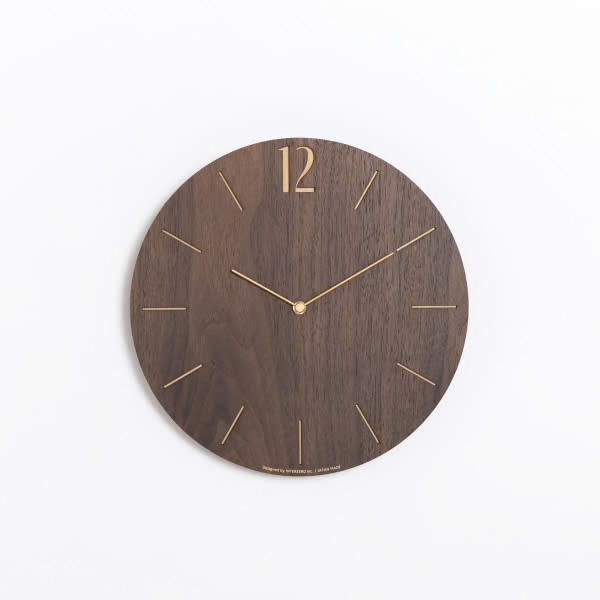 壁掛け時計 | PROUD CLOCK WALNUT -NENRIN-
