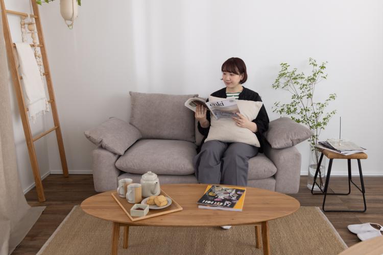 リビングダイニングで楽しむ、風通しのいい、ジャパンディインテリア