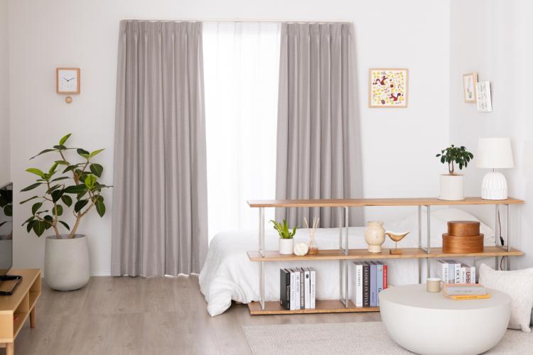 落ち着きとやわらかさを添える、ナチュラルなお部屋に