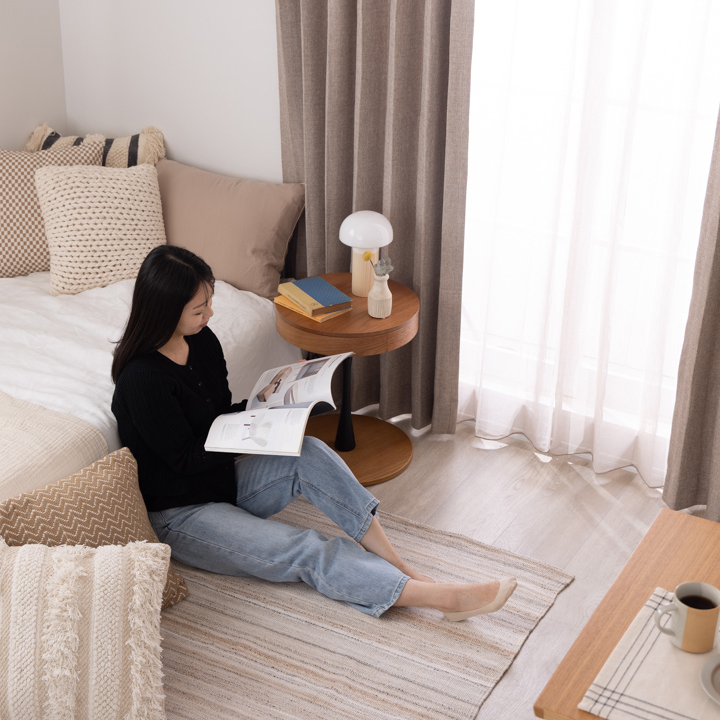 落ち着くカラートーンのナチュラルなお部屋