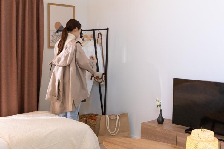 Japaneseナチュラルなお部屋で間接照明のほっこりとした光に包まれて
