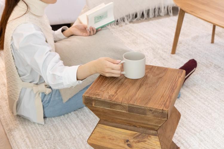 Japaneseナチュラルなお部屋で間接照明のほっこりとした光に包まれて