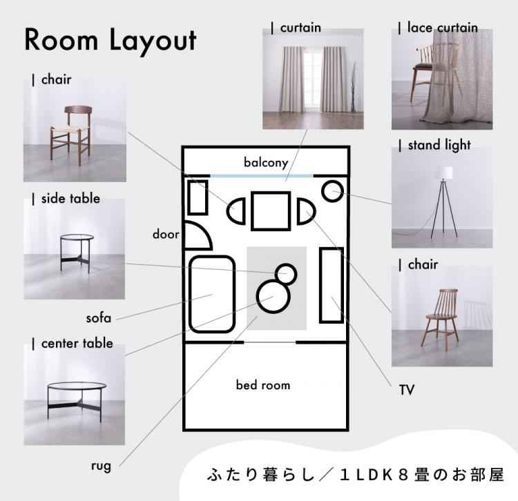 アンティーク調の落ち着いた空間で夫婦二人暮らし