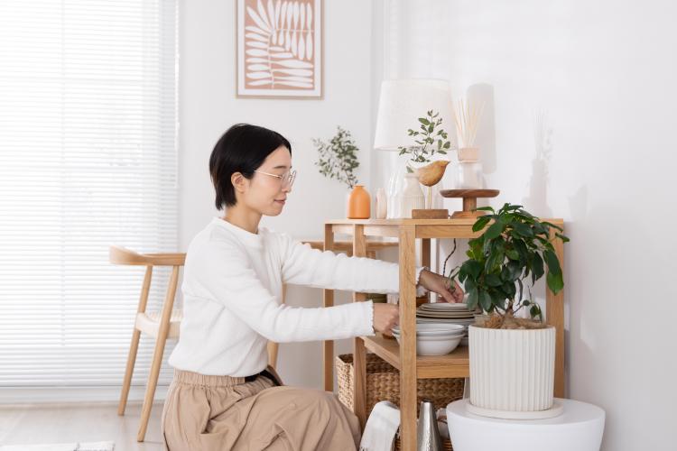 シンプルに心地よく、北欧ナチュラルなお部屋